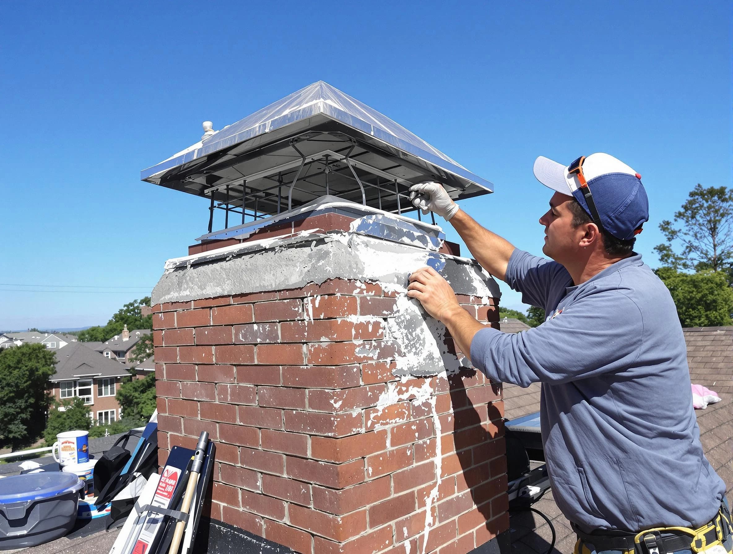 Chimney Crown Services service in Meadowbrook, VA
